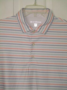 Hickey-Freeman Mens S/S Stretch Golf Polo Shirt NWOT - Size Large